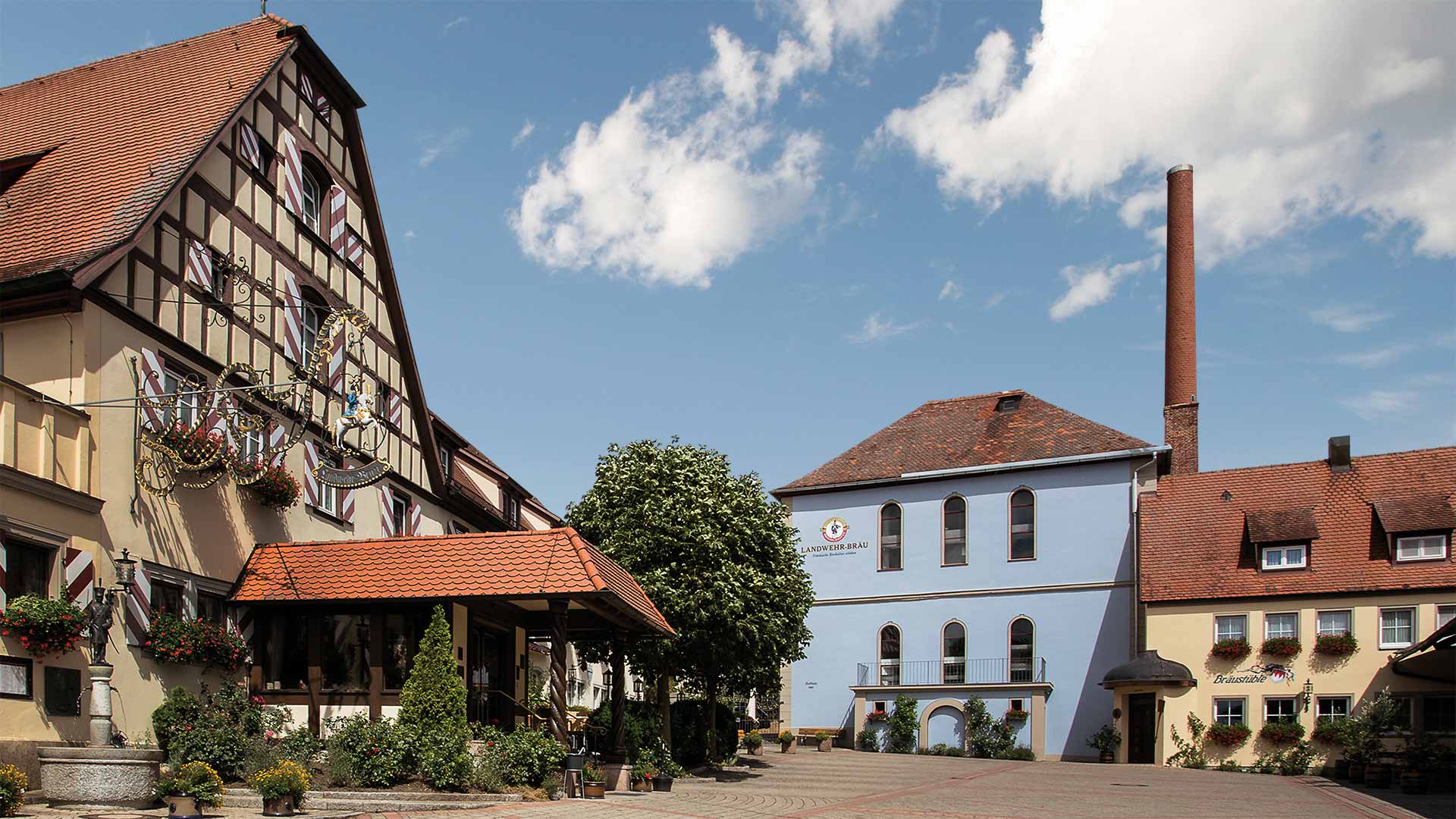 Landwehr BrÃ¤u Brauerei Gasthof Biererleben bierÃ¼hrung Reichelshofen