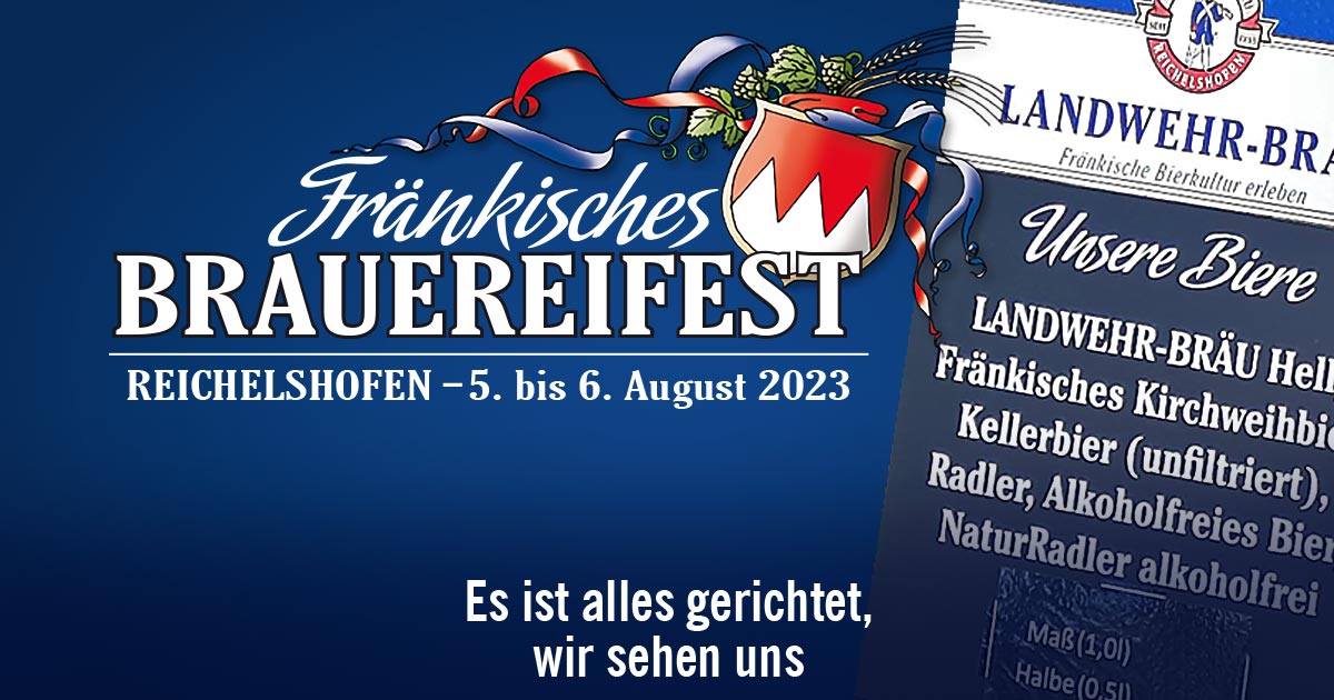 Brauereifest 2023 noch 24 h